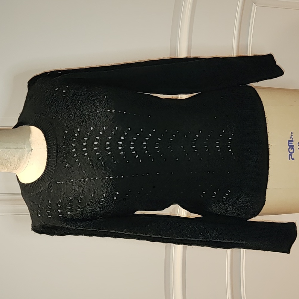 Black chunky sweater